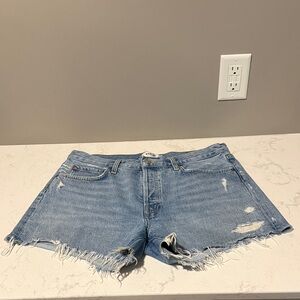 Agolde Parker Long Jean Shorts